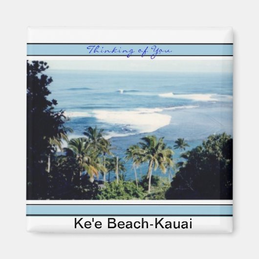 Magnet-Ke'e Beach, Kauai's noordkust Magneet (Voorkant)