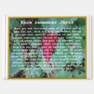 Magnet- Know Remember Jesus  Magneet