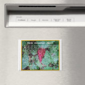 Magnet- Know Remember Jesus  Magneet (Insitu (Vaatwasser))