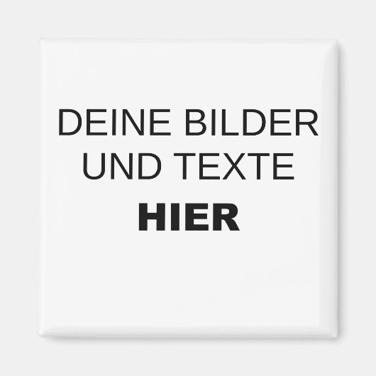 Magnet komplett selbst gestalten (Voorkant)