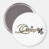 Magnet koningin Bee (Voorkant / Achterkant)