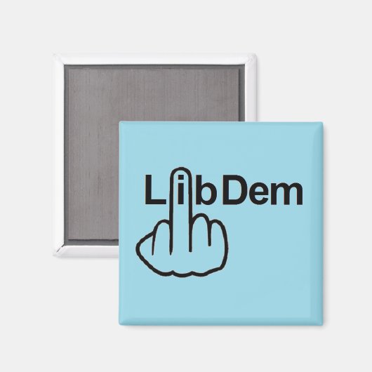 Magnet Lib Dem Flip (Voorkant / Achterkant)