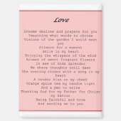 magnet- "Love" Magneet (Voorkant)