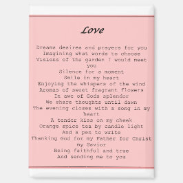 magnet- "Love" Magneet