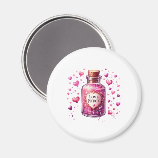 magnet love potion (Voorkant / Achterkant)