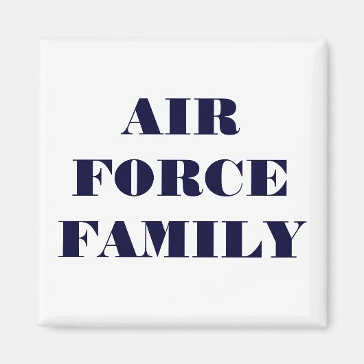 Magnet Luchtmacht Familie (Voorkant)