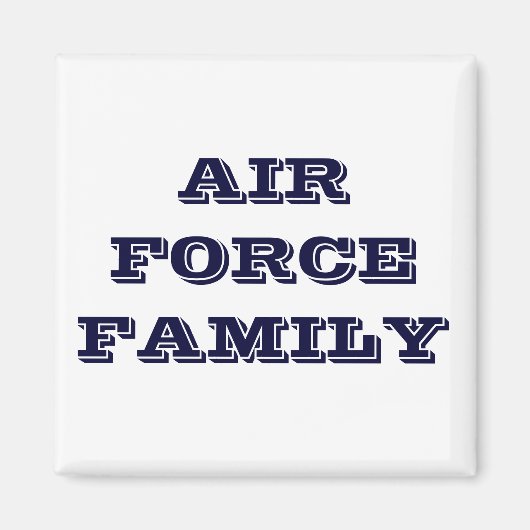 Magnet Luchtmacht Familie (Voorkant)