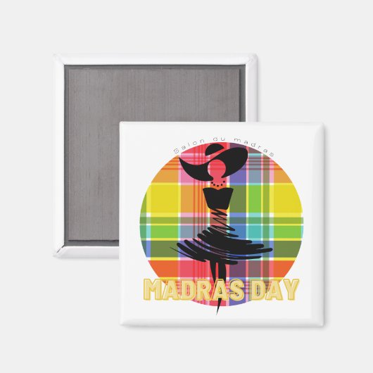 MAGNET MADRAS DAY (Voorkant / Achterkant)