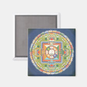 MAGNET Mandala van Chenrezig (Compassie) (Voorkant / Achterkant)