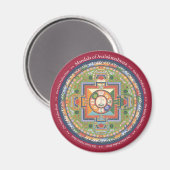 MAGNET Mandala van Chenrezig (Compassie) (Voorkant / Achterkant)
