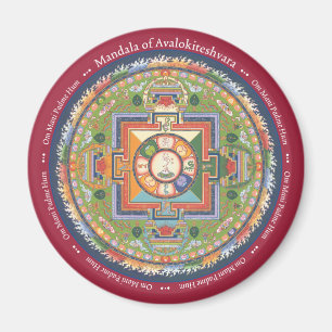 MAGNET Mandala van Chenrezig (compassie)