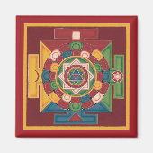 MAGNET Mandala van de 5 elementen (Voorkant)