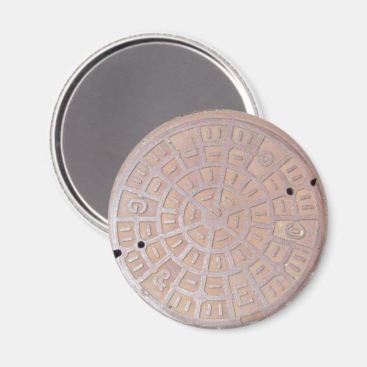 Magnet - Manhole Cover (Voorkant / Achterkant)
