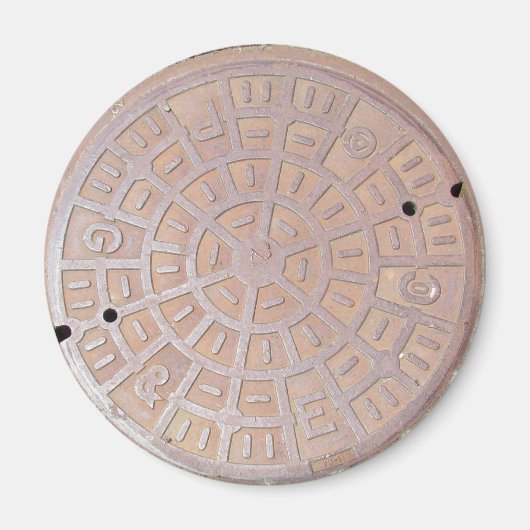Magnet - Manhole Cover (Voorkant)