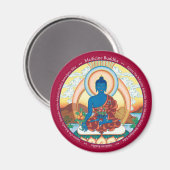 MAGNET Medicine Buddha - met mantra (Voorkant / Achterkant)