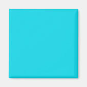 Magnet met Aqua Blue-achtergrond (Voorkant)