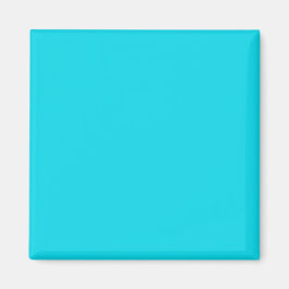 Magnet met Aqua Blue-achtergrond