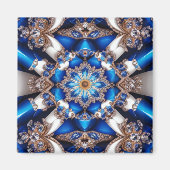 Magnet met Argentijnse kleuren Design (Voorkant)