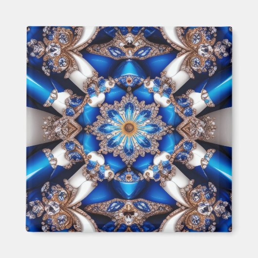 Magnet met Argentijnse kleuren Design (Voorkant)