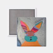 Magnet met artwork van Drew - Bonnie Bunnie (Voorkant / Achterkant)