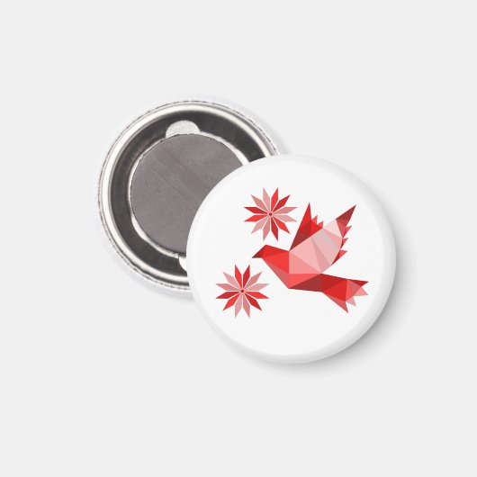 MAGNET MET BIRDS (Voorkant / Achterkant)
