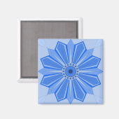 Magnet met bloemenkunst (Voorkant / Achterkant)