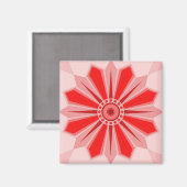 Magnet met bloemenkunst (Voorkant / Achterkant)