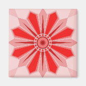 Magnet met bloemenkunst (Voorkant)