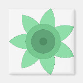 Magnet met bloemenkunst (Voorkant)