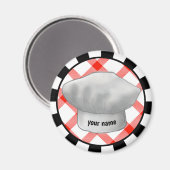 Magnet met chefshoed (Voorkant / Achterkant)