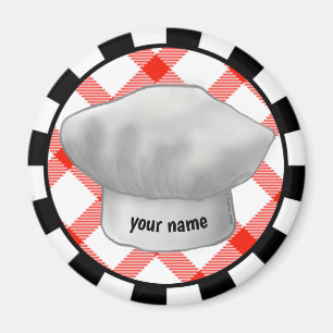 Magnet met chefshoed