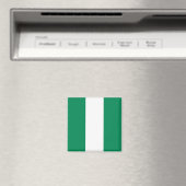 Magnet met de vlag van Nigeria (Insitu (Vaatwasser))
