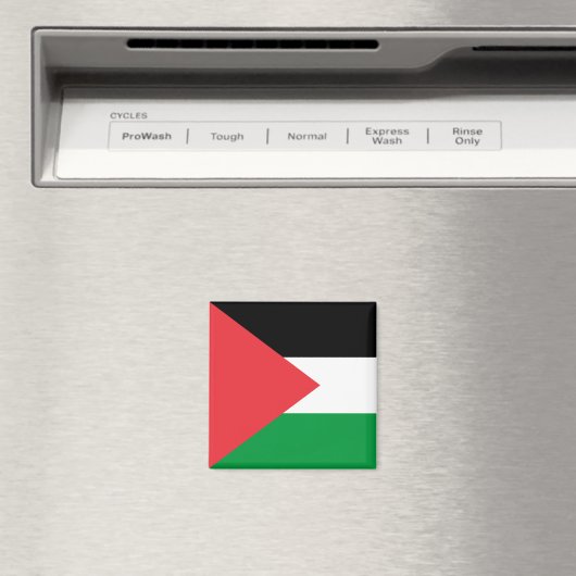 Magnet met de vlag van Palestina (Insitu (Vaatwasser))