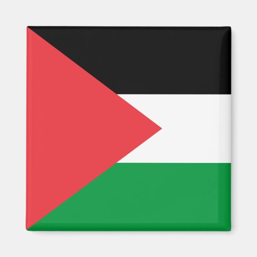 Magnet met de vlag van Palestina (Voorkant)