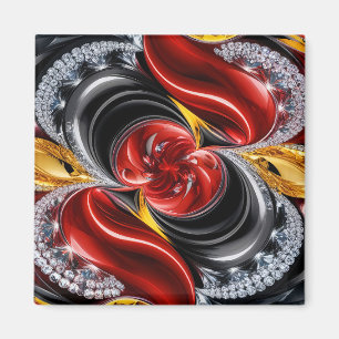 Magnet met Duitse kleuren Design