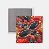 Magnet met Duitsland Kleuren Design (Voorkant / Achterkant)