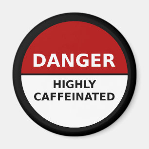 Magnet met een hoog cafeïnegehalte