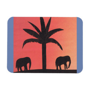 Magnet met ellefant design magneet