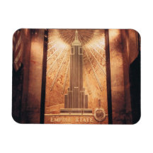 Magnet met Empire State Building Plaque Foto