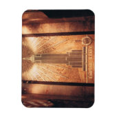 Magnet met Empire State Building Plaque Foto Magneet (Verticaal)