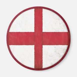 Magnet met Engelse vlag in Dirty Old Style