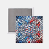 Magnet met Franse kleuren Design (Voorkant / Achterkant)