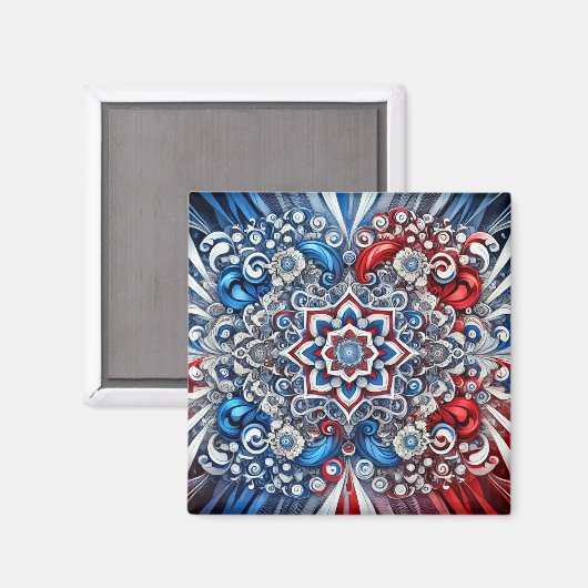 Magnet met Franse kleuren Design (Voorkant / Achterkant)