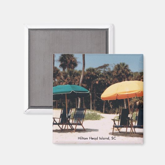 Magnet met Hilton Head Island Foto (Voorkant / Achterkant)