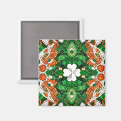 Magnet met Ierland Kleuren Design (Voorkant / Achterkant)