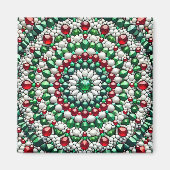 Magnet met Italiaanse kleuren Design (Voorkant)