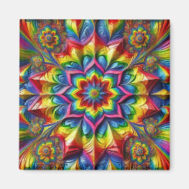 Magnet met LGBTQ kleuren ontwerp