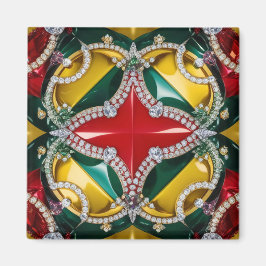 Magnet met Los Angeles Kleuren Design