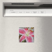MAGNET MET PINK LILY (Insitu (Vaatwasser))