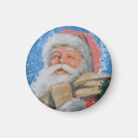 Magnet met Santa (Voorkant)